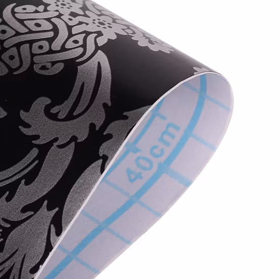 Adesivo per carta da parati in foglio di alluminio in PVC glitterato di alta qualità per la parete della cucina