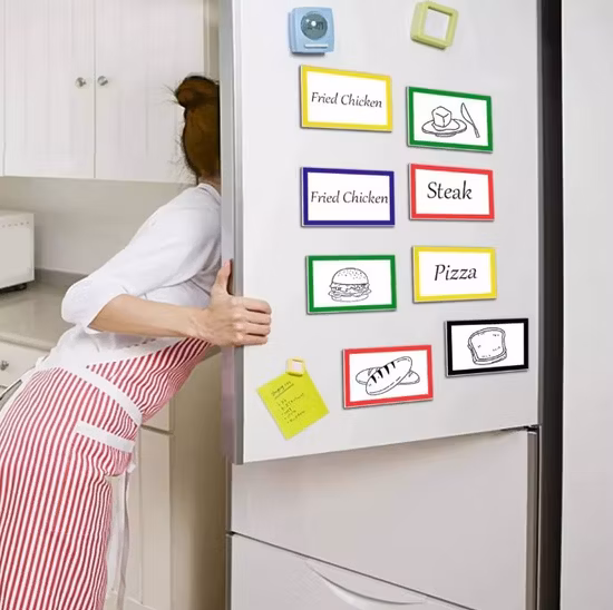 Note adesive cancellabili a secco, adesivi post-it riutilizzabili non magnetici per lavagna da parete