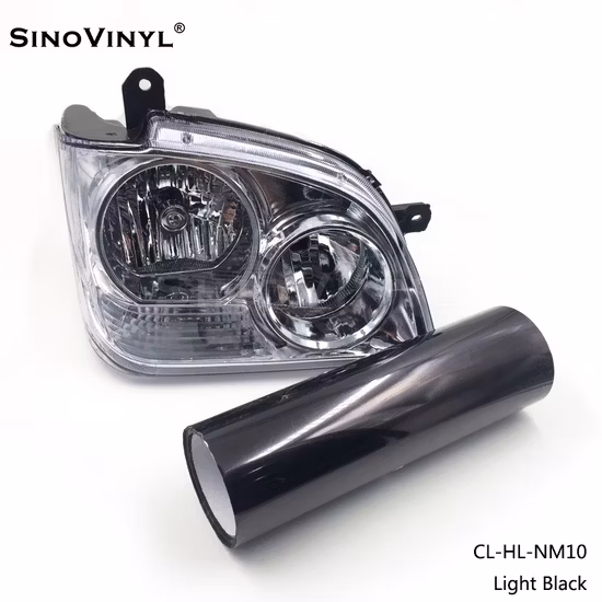 SINOVINYL 1 ~ 3 anni di durata rimovibile autoadesivo opaco trasparente colore adesivo per auto pellicola in vinile pellicola per tinta fari per auto