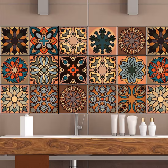 Adesivi decorativi impermeabili per piastrelle da parete all'ingrosso per la cucina